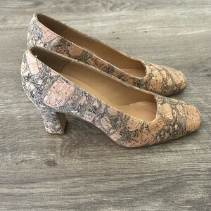VTG Valerie Steven’s Espana cork heels size 6